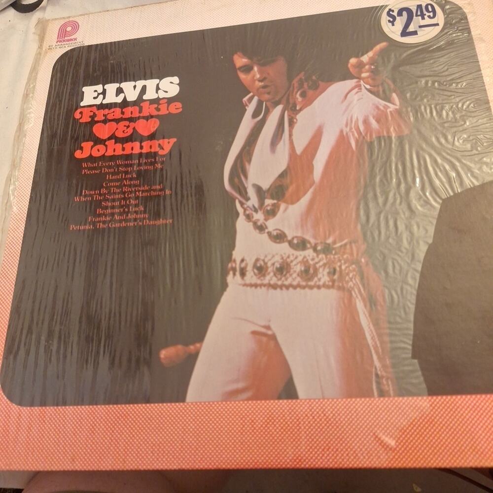 ELVIS PRESLEY RECORD "FRANKIE & JOHNNY" Vinyl- Pickwick 1976 (ACL-7007)